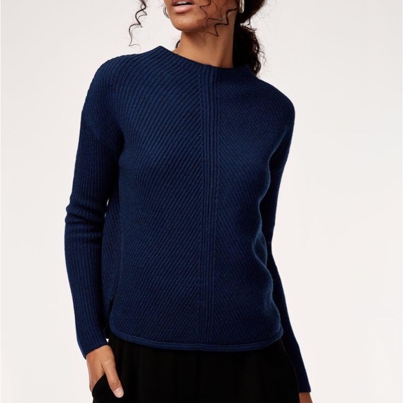 Aritzia Babaton Chalmers Deep Blue Sweater - Picture 2 of 3